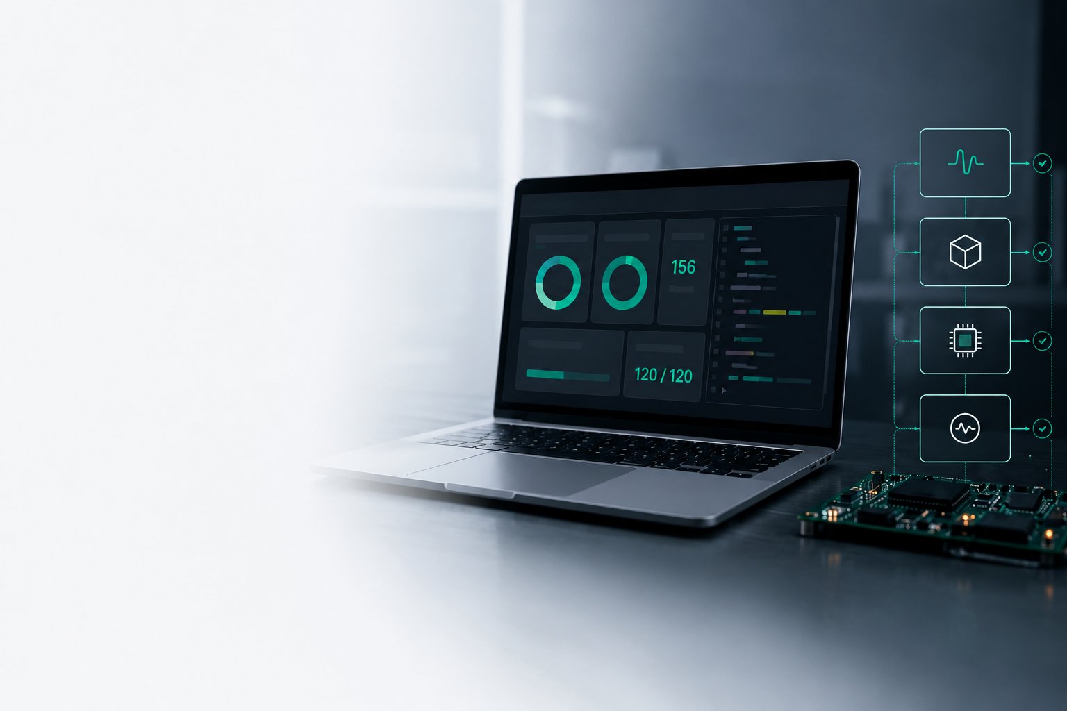 Chip design visualization representing Design Verification services