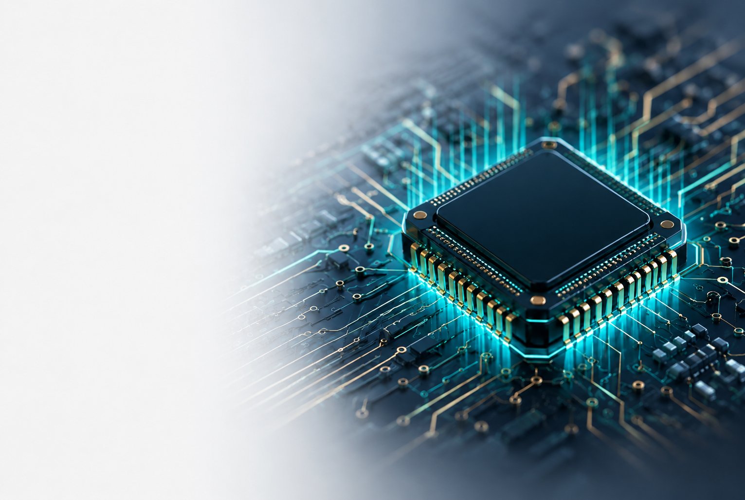 Chip design visualization representing RTL Design services